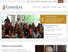 Tablet Screenshot of christlife.org